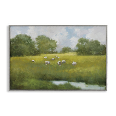 «Sun Grazing Sheep», estampe numérique par Julia Purinton