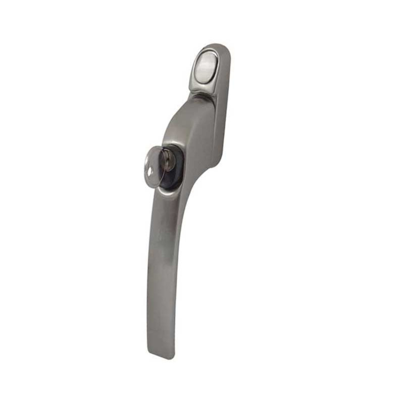 Espag Window Handle Door Accessory, Satin Chrome