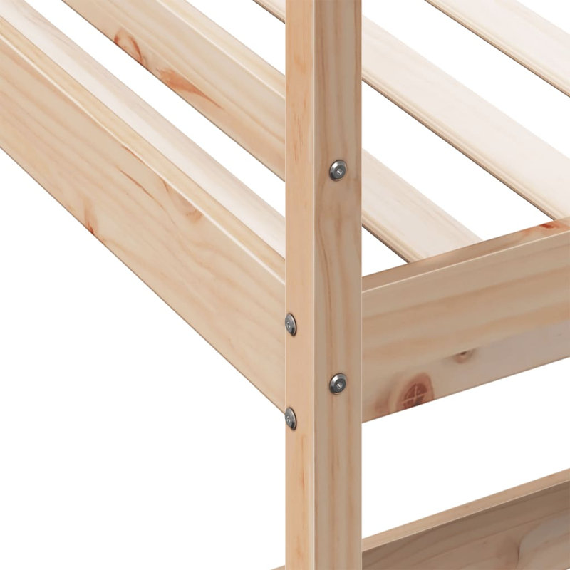Maddox Chivan Solid Wood Bed, 90 x 190 cm