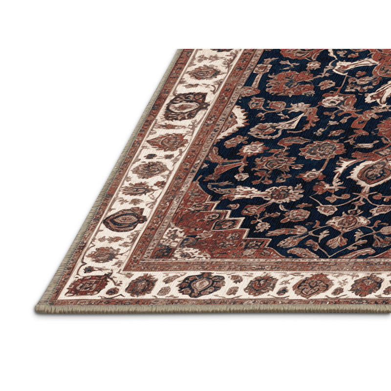 Tapis brun lavable à la machine, Rectangle 2 pi x 3 pi