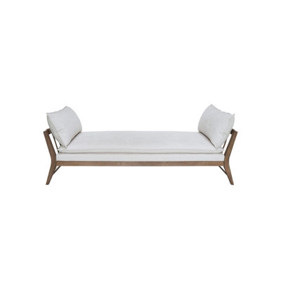 Daybed W/ Leather Strap Detail