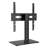 TV Stand Mount, Swivel Universal TV Stand For 32 To 55 Inch Tvs, Height Adjustable Portable Floor TV Stand With Tempered Glass Base