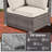 Premium All-Weather Wicker 6 - Person Modular Patio Conversation Sets with Cushions-98524813