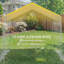 8 x 8 ft Pop Up Canopy Tent with 1-Button Push Easy Setup, Beige