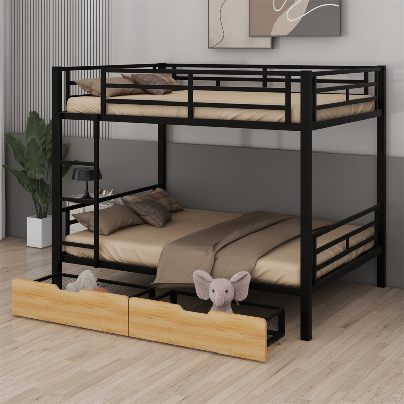 Kalene Kids Full Bunk Bed with Drawers