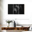 Ours brun monochrome sur toile 3 pièces-566179164