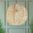 Forever Bamboo Indonesian Hand-woven Natural Rattan Chandelier Pendant Light Fixture Circle Shape For Kitchen Island, Living Room, Dining Room, 18 In H X 12 In W