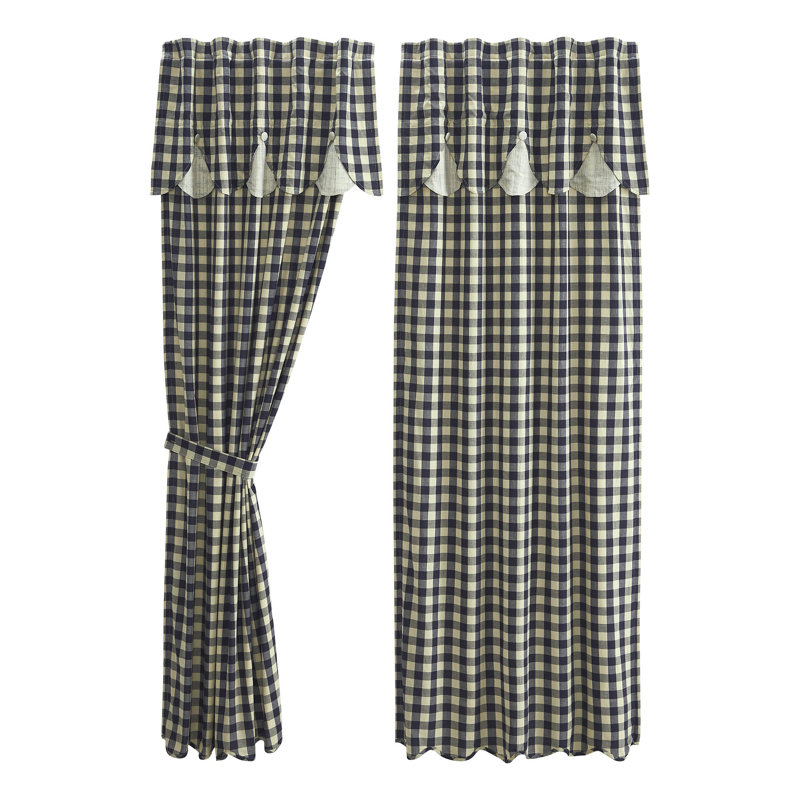 Paire de rideaux obscurcissant 100% coton Jeiri, L 40 po x L 84 po