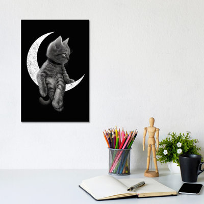 Dreamcat 1 Piece Wrapped Canvas Painting