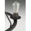 Lustre de roue de wagon à 6 lumières ombrées Miesha-24418609