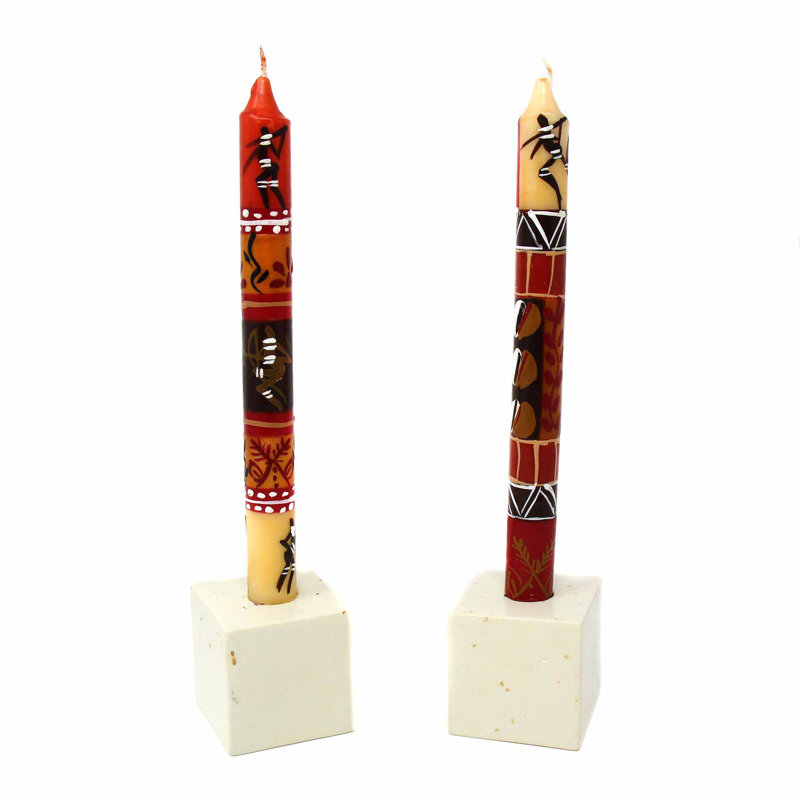 2.5'' H Stone Tabletop Candle Holder