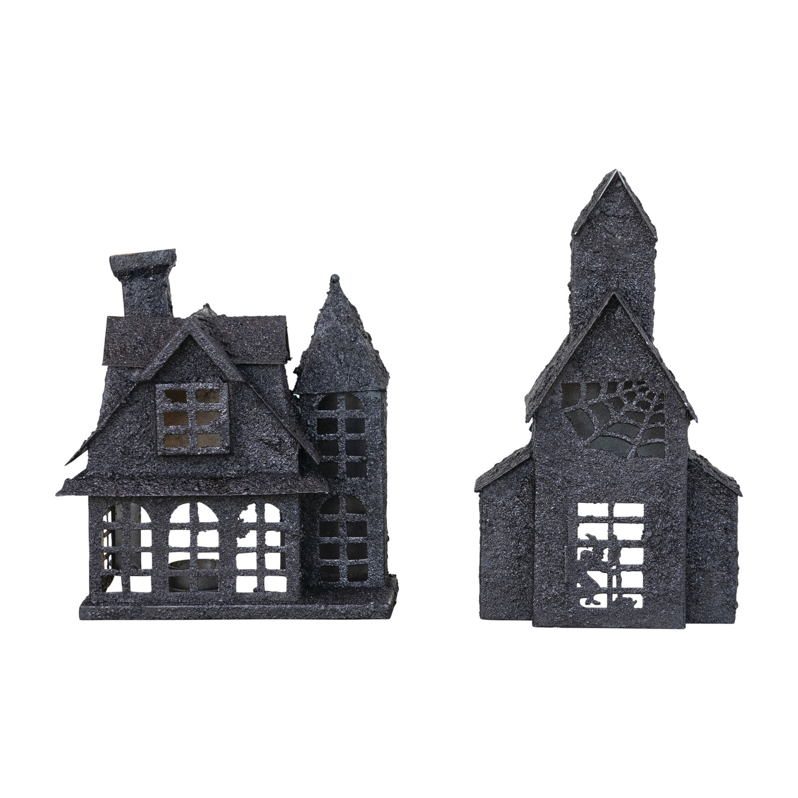 Metal House Tealight Holder