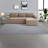 Spacious Cloud Sectionals With Plush Corduroy, No Assembly, Modern Living