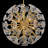 Fredrick Ramond Maya Medium Globe Chandelier-122467665-122467666-122467670