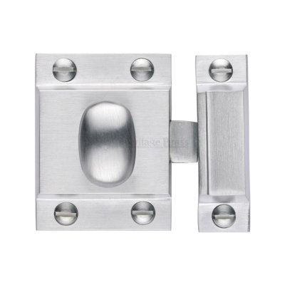 Heritage Brass Cupboard Latch with Oval Turn