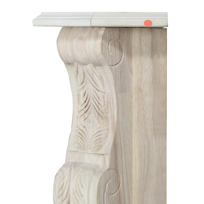 The Deauville Fireplace Mantel Surround, Unfinished, 67"