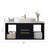 Wall-Mounted Bathroom Vanity With Oval Ceramic Sink-646259045