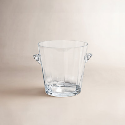 Optic Glass Ice Bucket