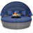 Alleshia 75.5'' Wide Curved Wicker Patio Daybed with Cushions-999352535-999352528