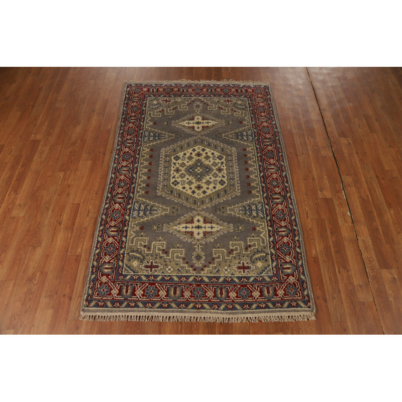 Tapis traditionnel indien fait à la main 4 x 6