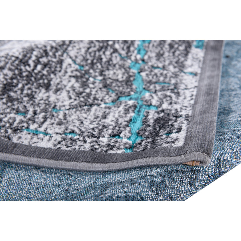Rectangular Abstract Area Rug, Rectangle 195 x 280cm
