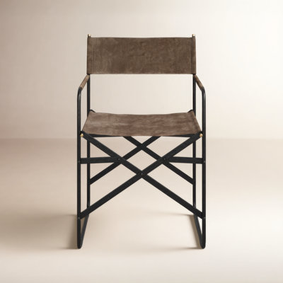 Sambac Genuine Leather Dining Armchair