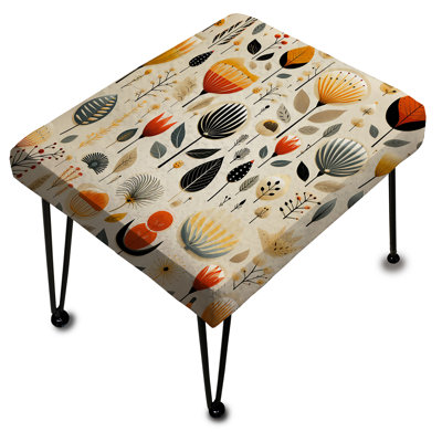 Charme scandinave rétro - Repose-pieds rectangulaire Mid-Century