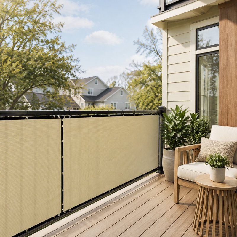Housse en tissu pour pare-brise ColourTree, Beige, H 8 pi x l 92 pi