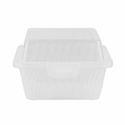 Contenant alimentaire à emporter simple GET, 4,75 po x 4,75 po (ensemble de 12)