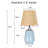 Kokenos Ceramic Table Lamp With Scallop Shade-1774942370