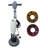 13" Multi-Purpose Commercial Floor Buffer Polisher Machine  Clean, Buff, and Polish with Ease Ideal for Carpets Too Includes Optional Solution Tank, 2 Brushes