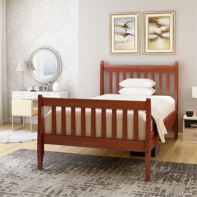 South Ferry Twin Solid Wood Platform Bed -  Alcott HillÂ®, 6402590C9BE54646B3CBB6D584E0D532