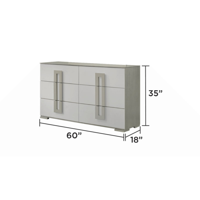 Commode 6 tiroirs Scherer