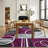 Washable Area Rug Modern Geometric Accent Rug, Non-Slip Contemporary Floor Mats, Stain-Resistant Soft Low Pile Indoor Carpet for Bedroom, Nursery, Living Room-1551697582-1545379894