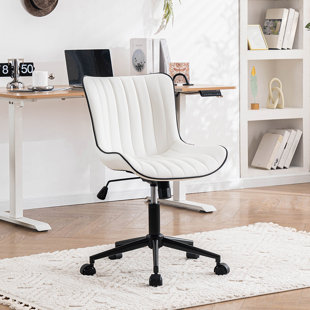Brionni Leather Swivel Task Chair with Casters