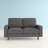Isata 57.9" Square Arm  Loveseat-592503280