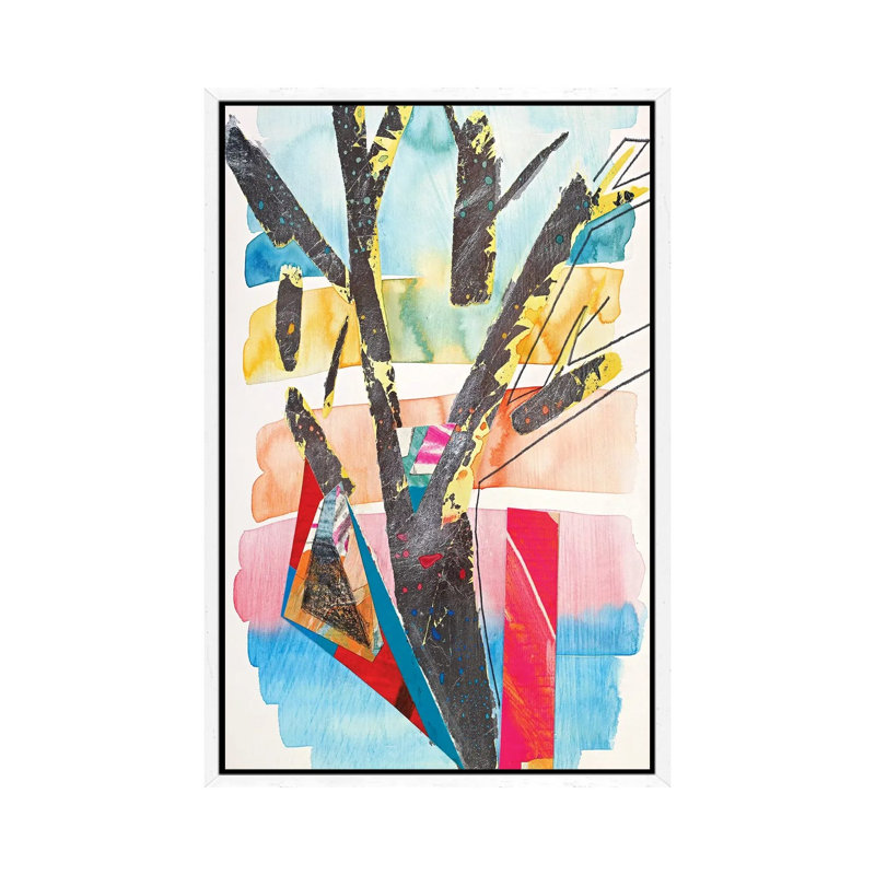 Magical Forest XXX 1 Piece Painting on Canvas, 66.04 cm H x 45.72 cm W, White Framed