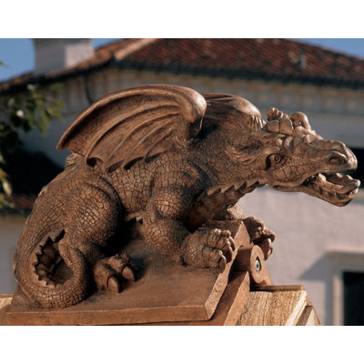 Apex the Winged Dragon Sculptural Roof Cresting