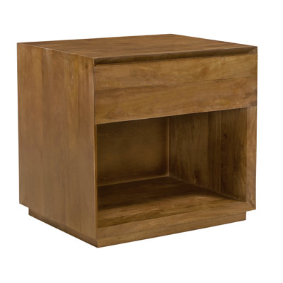 Geremiah 1-drawer Nightstand In Spice Tan
