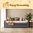 Full Size Upholstered Daybed With Light And Trundle-341088669