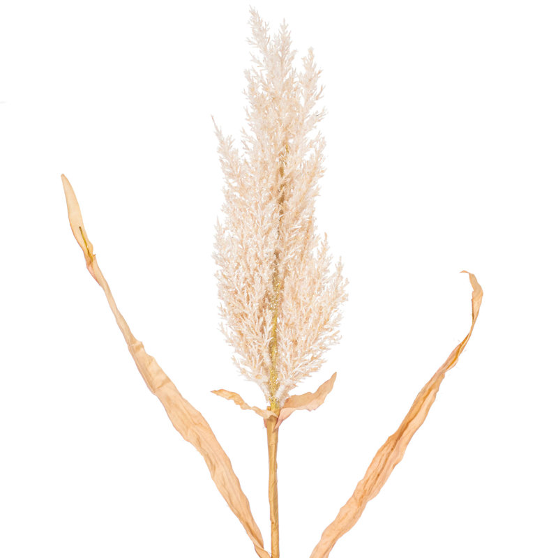 Ensemble de 3 plantes à roseaux artificiels, Brun clair
