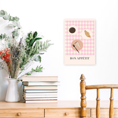 Bon Appetit Breakfast Wall Art Print by Talitha McQueen - Wrapped Canvas Print