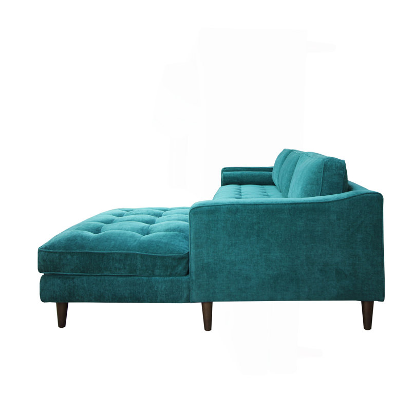 Canapé modulaire Anderson Raf - turquoise, Right Hand Facing, Turquoise