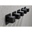 3.51 In. X 2.21 Valve - 3/4" Cast Metal Adjustable Brass Handle Rust & Corrosion Proof Matt Black Rust- In