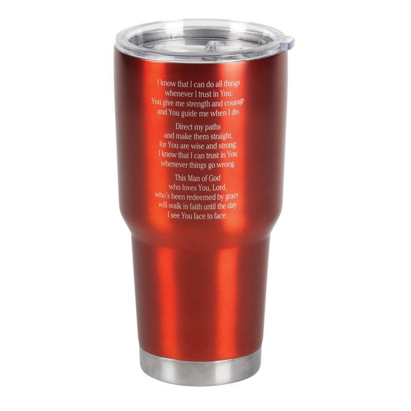 Verre à gobelet Man Of God - rouge 30 oz