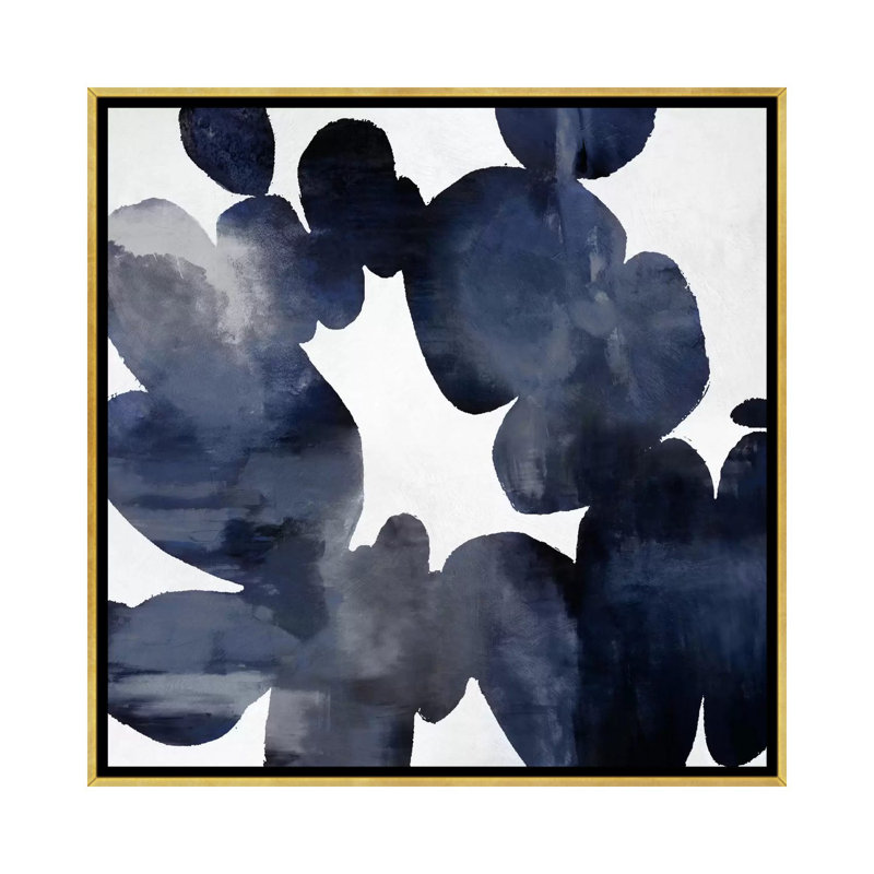 « enigmatic ii », reproduction d’art sur toile, H 12 po x l 12 po x P 1,5 po, Cadre doré