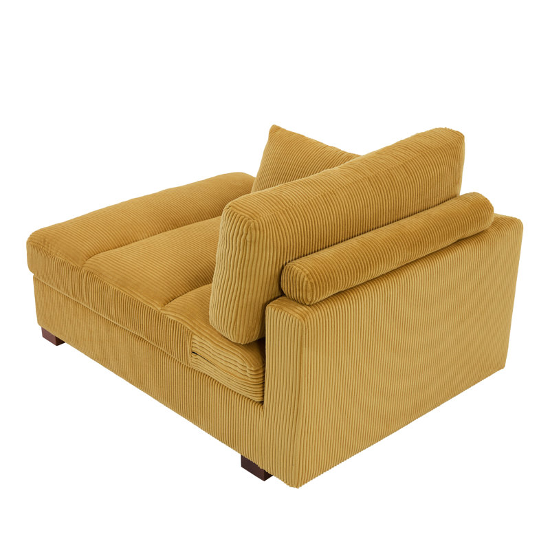 Bentura Chaise Lounge, Orange, Left Hand Facing