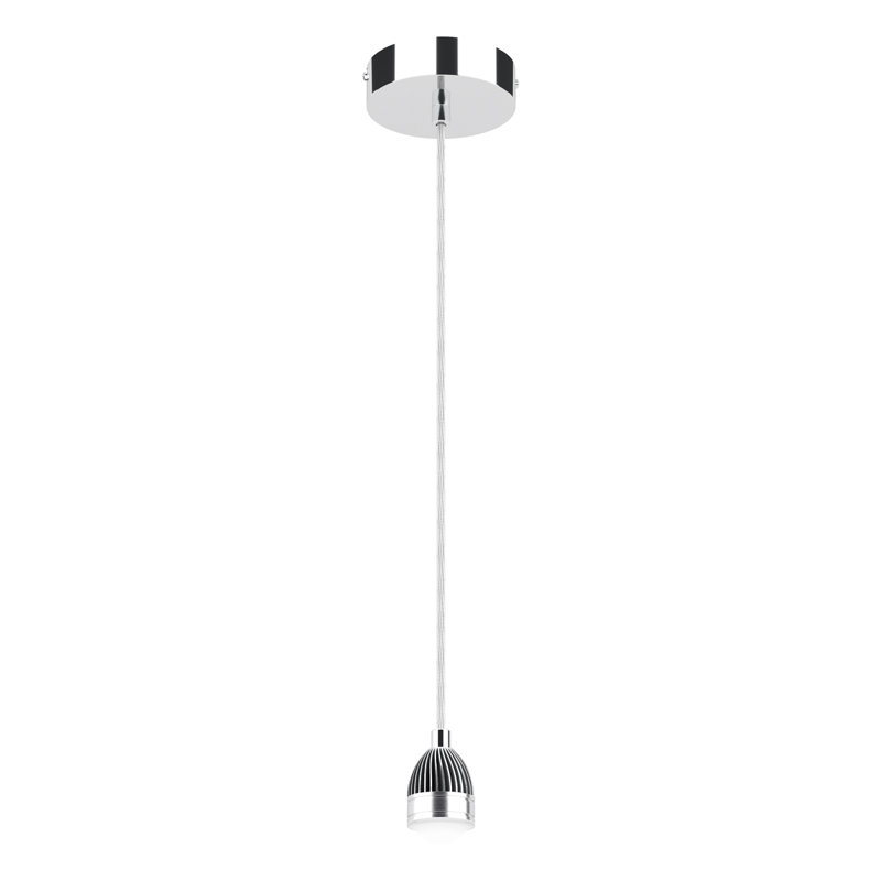 Casper 1 - Light LED Bell Pendant, Chrome