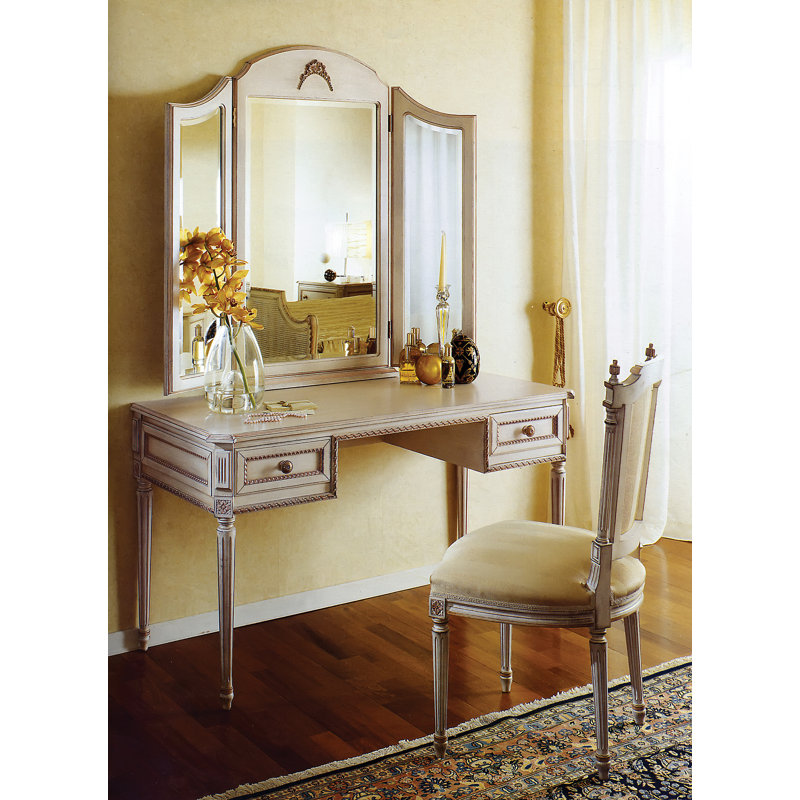 Miroir de commode en arche