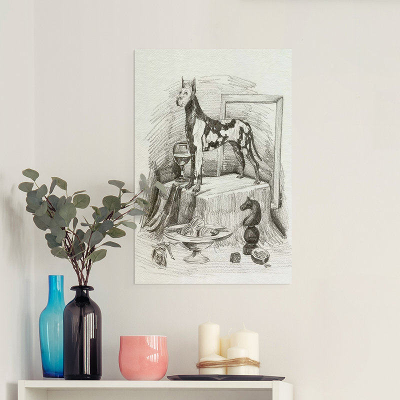A Gentleman VI - Impression sur toile seulement - NON-CADRE, H 18 po x l 12 po